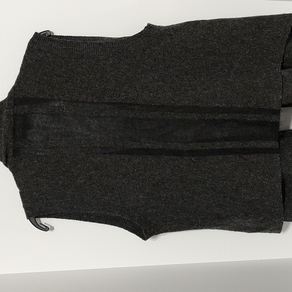 Black & Gray Woolblend Banana Republic Sweater Vest sz Medium - Picture 4 of 7